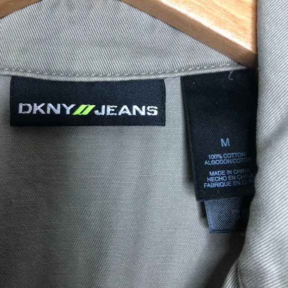 Army Green Twill Jacket - Picture 3 of 5